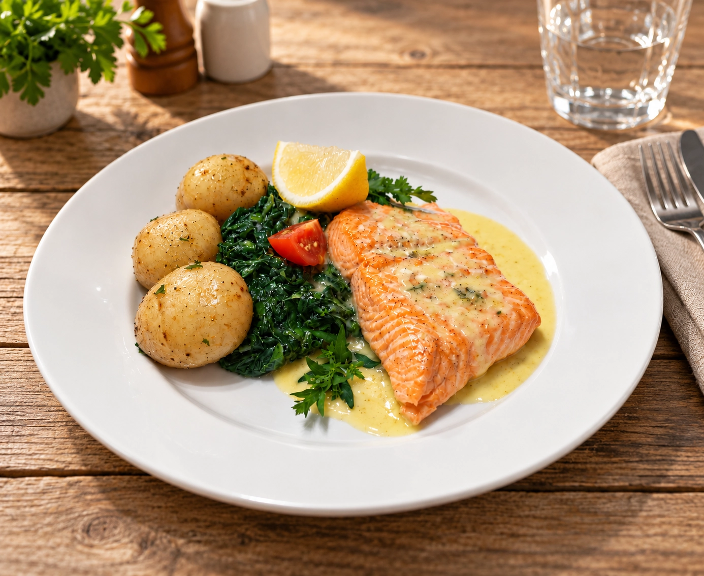Frisch zubereitete Mahlzeit von HerzMahlzeit